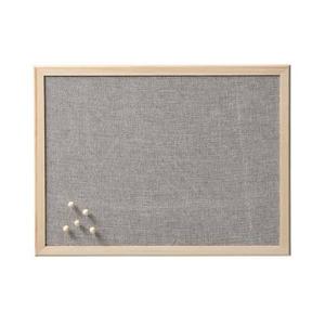 Zeller prikbord|memobord - grijs - 30 x 40 cm - textiel