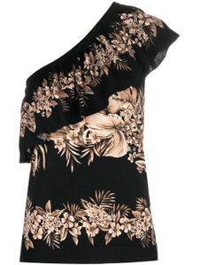 TWINSET Top met bloemenprint - Zwart