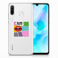 Huawei P30 Lite Silicone Back Cover Popart Princess - thumbnail