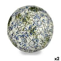 Decoratief tuinfiguur Ibergarden Polyresin Klot 31,5 x 31,5 x 31,5 cm (2 Stuks)