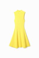 Korte geribde skaterjurk - YELLOW - XS
