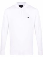 Emporio Armani polo à logo imprimé - Blanc - thumbnail