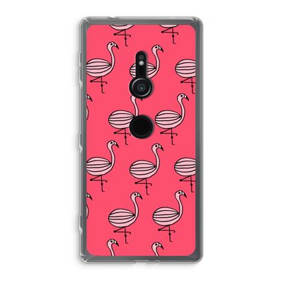 Flamingo: Sony Xperia XZ2 Transparant Hoesje
