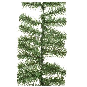 Dennenslinger/dennen guirlande - groen - 270 x 9,5 cm - PVC - 160 tips