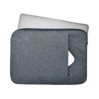 Lunso - Stijlvolle zachte neopreen sleeve hoes 13 inch - Blauw