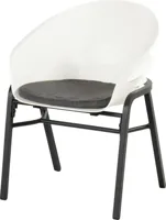 Hartman verstelbare dining tuinstoel tubb royal white