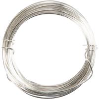 Creativ Company Verzilverd draad, dikte 0,8 mm, verzilverd, 6 m/ 1 rol