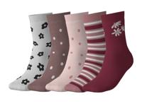 esmara 5 Paar kinder thermosokken (wit/rosé/rood, 35-38)