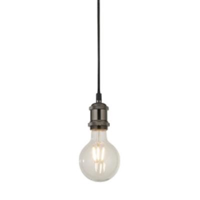 Searchlight Landelijke pendelSuspi zwart chroom - 7461BC