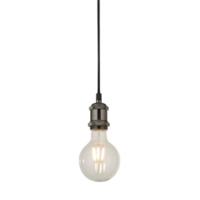 Searchlight Landelijke pendelSuspi zwart chroom - 7461BC
