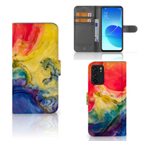 Hoesje OPPO Reno6 5G Watercolor Dark