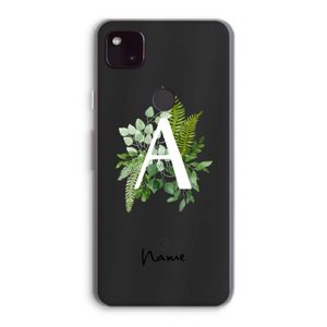 Green Brush: Google Pixel 4a 5G Transparant Hoesje