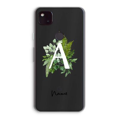 Green Brush: Google Pixel 4a 5G Transparant Hoesje