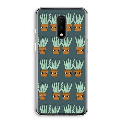 Sansevieria: OnePlus 7 Transparant Hoesje