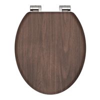 Toiletbril Schutte Lupos Softclose Dark Wood Schutte