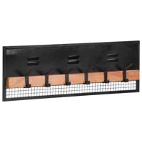 VidaXL Wandkapstok 90x11x30 cm massief mangohout mango