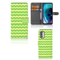 Motorola Moto G51 5G | Telefoon Hoesje | Waves Green