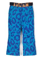 Marc Jacobs Kids pantalon de ski à imprimé animalier - Bleu - thumbnail