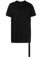 Rick Owens DRKSHDW t-shirt en coton à coutures apparentes - Noir - thumbnail