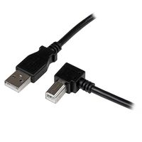 StarTech.com 3 m USB 2.0 A naar rechtshoekige B-kabel M/M - thumbnail