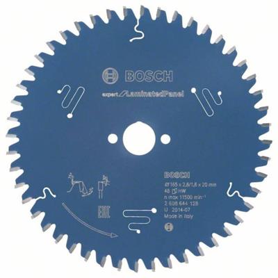 Bosch Accessories Expert for Laminated Panel 2608644128 Hardmetaal-cirkelzaagblad 165 x 20 x 1.6 mm Aantal tanden: 48 1 stuk(s)