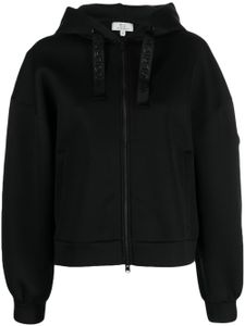 Woolrich hoodie zippé à logo imprimé - Noir