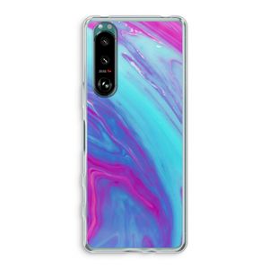 Zweverige regenboog: Sony Xperia 5 III Transparant Hoesje