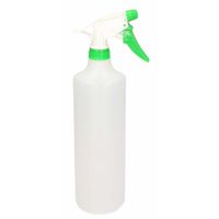 1x Waterverstuivers/plantenspuiten groen/witte spraykop 1 liter - thumbnail