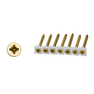pgb-Europe PGB-FASTENERS | Spaanplaatschroef band VK-Z Ø 4x30 ZnG PGWVZV002004000307