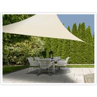 Schaduwdoek - creme wit - 3.6 x 3.6 x 3.6 meter - vierkant - zonnescherm