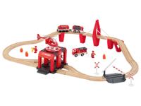 lupilu Houten treinset (Brandweer)