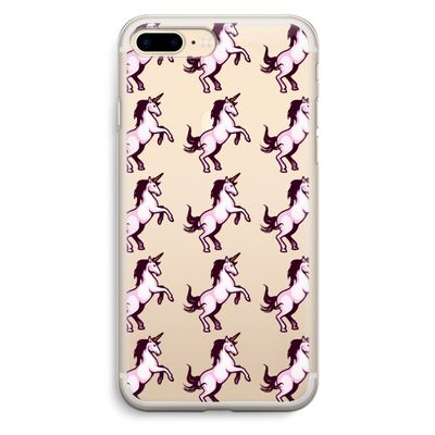 Musketon Unicorn: iPhone 7 Plus Transparant Hoesje