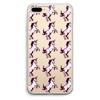 Musketon Unicorn: iPhone 7 Plus Transparant Hoesje