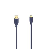 Hama USB-C-kabel Flexi-Slim USB 2.0 480 Mbit/s Blue Depths 0,75 M - thumbnail