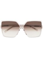 Saint Laurent Eyewear lunettes de soleil à monture oversize - Rose - thumbnail