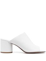 Maison Margiela mules Tanya 70 mm en cuir - Blanc