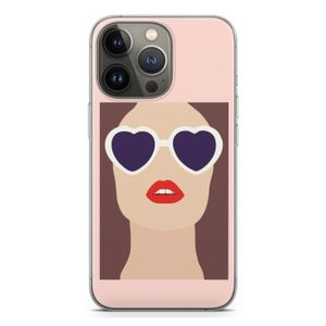 Red lips: iPhone 13 Pro Transparant Hoesje