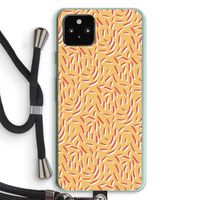 Camouflage: Pixel 5a 5G Transparant Hoesje met koord