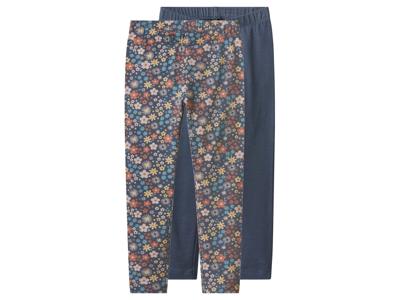 lupilu 2 Kinder leggings (Print/donkerblauw, 98/104)