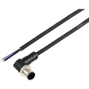 TRU COMPONENTS TC-12833096 Sensor/actuator aansluitkabel M12 Aantal polen (sensoren): 3 Stekker, haaks 5 m 1 stuk(s)