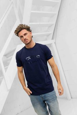 Iceberg 5D F02N Jersey T-Shirt Heren Donkerblauw - Maat XS - Kleur: Donkerblauw | Soccerfanshop