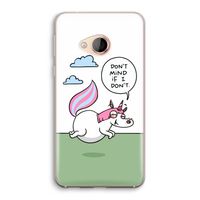 Unicorn: HTC U Play Transparant Hoesje