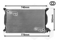 Van Wezel Radiateur 03002206