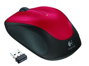 Logitech M235 Muis Radiografisch Optisch Rood/zwart 3 Toetsen 1000 dpi