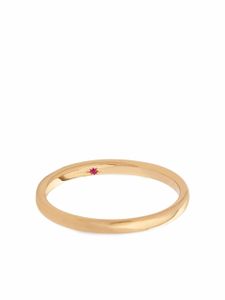 Annoushka bague 2 mm en or 18ct ornée de rubis