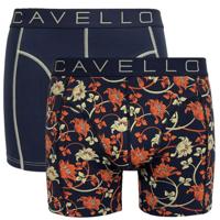 Cavello boxershorts 2-pack flowers & blauw