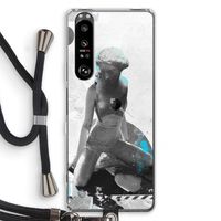 I will not feel a thing: Sony Xperia 1 III Transparant Hoesje met koord