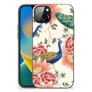 Dierenprint Telefoonhoesje voor iPhone 14 Plus Pink Peacock