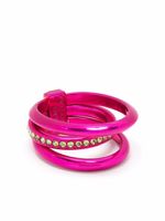 Panconesi bague Solar Crystal à anneaux multiples - Rose