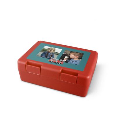 Broodtrommel bedrukken - Rood